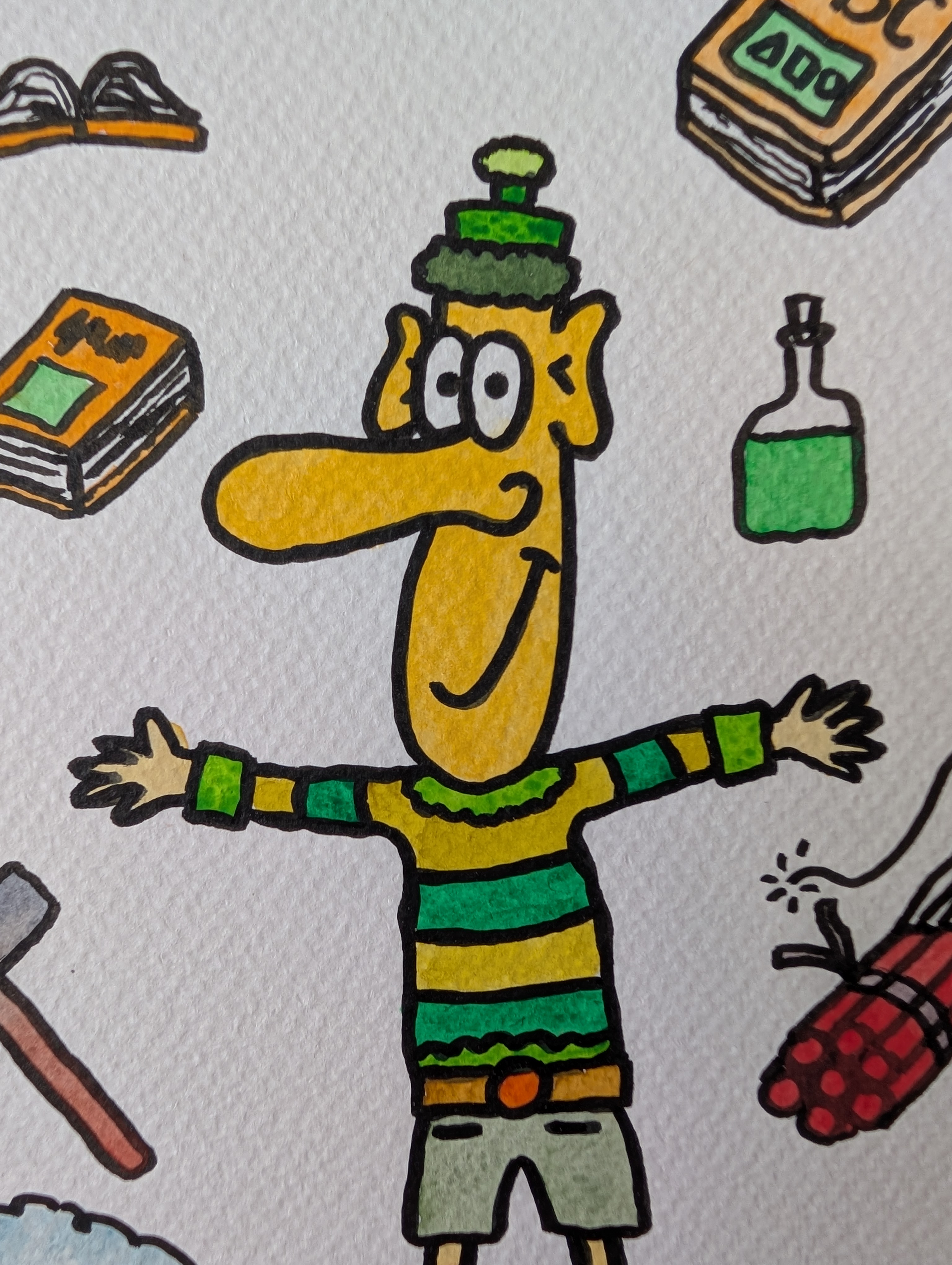 Akvarelkunst fra eventyrspillet